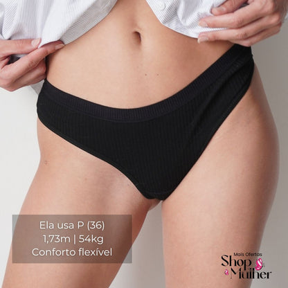 [PROMO EXCLUSIVA DE NATAL COMPRE 4 LEVE 5] Calcinha CottonConfort® - FRETE GRÁTIS