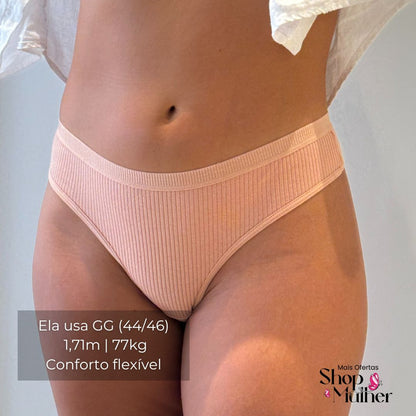 [PROMO EXCLUSIVA DE NATAL COMPRE 4 LEVE 5] Calcinha CottonConfort® - FRETE GRÁTIS