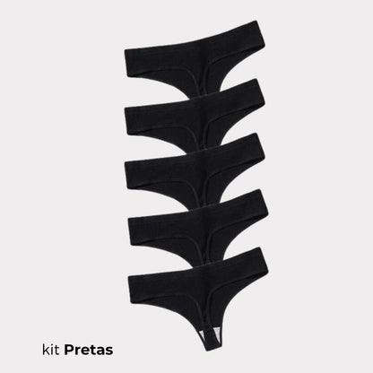 [PROMO EXCLUSIVA DE NATAL COMPRE 4 LEVE 5] Calcinha CottonConfort® - FRETE GRÁTIS